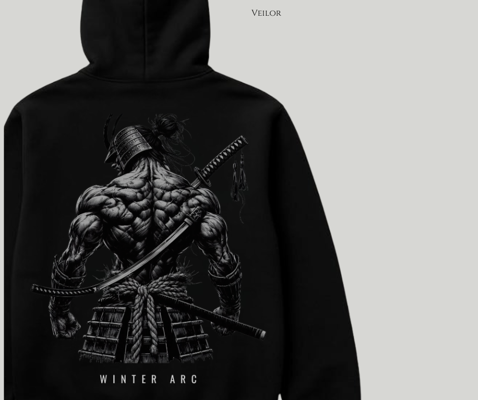 Veilor Winter Arc – Black Hoodie
